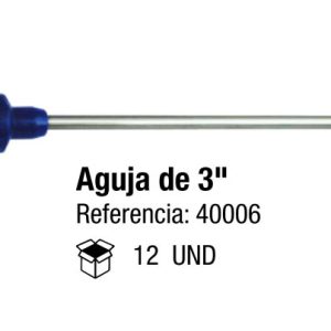 Aguja para Eutanasia de 3"
